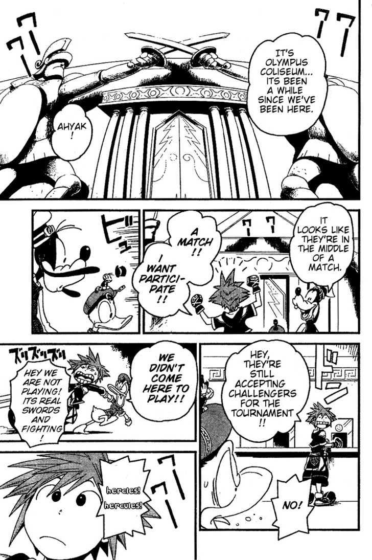 Kingdom Hearts II Chapter 23 page 3 - Chapter 23 : Being a Hero Is Tough!!