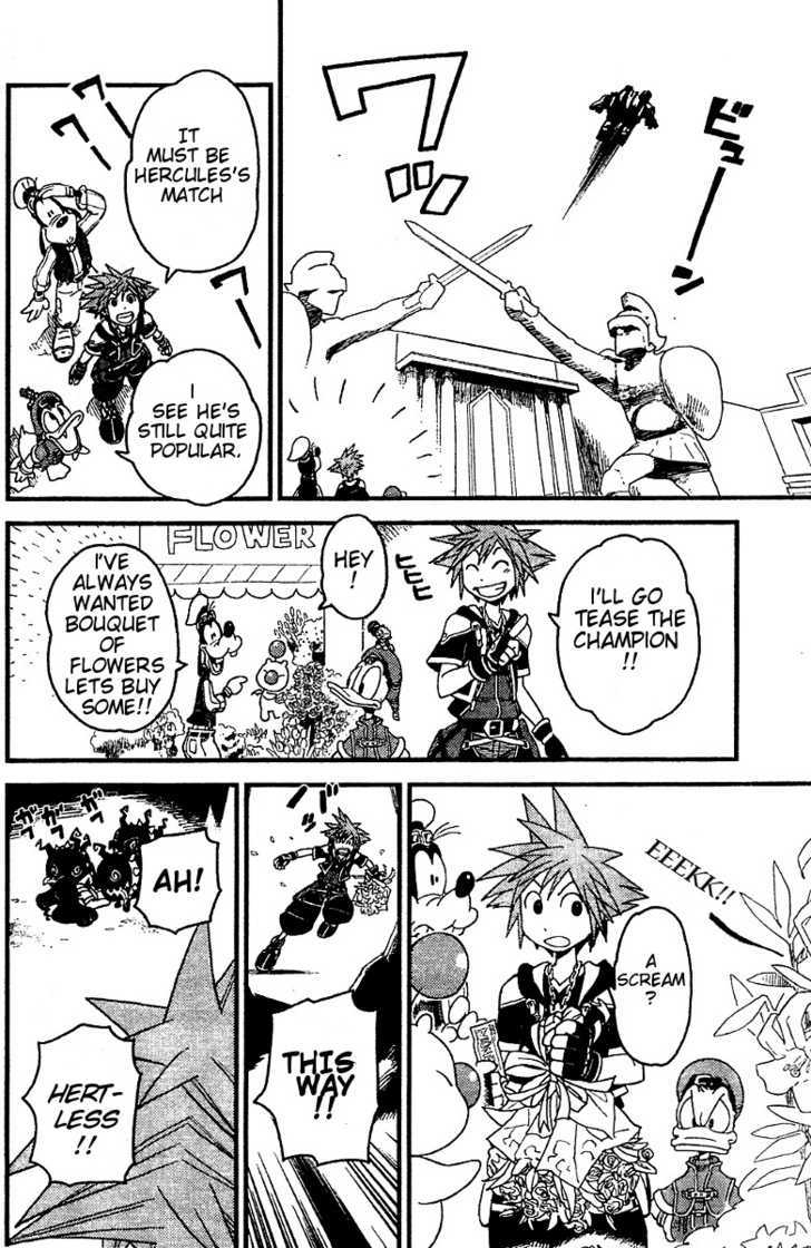 Kingdom Hearts II Chapter 23 page 4 - Chapter 23 : Being a Hero Is Tough!!
