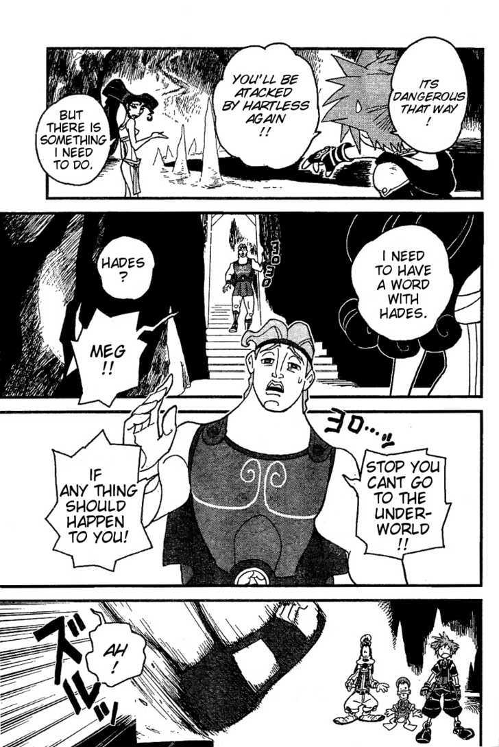 Kingdom Hearts II Chapter 23 page 7 - Chapter 23 : Being a Hero Is Tough!!