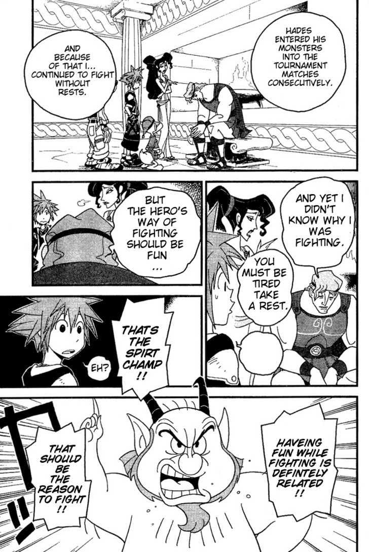 Kingdom Hearts II Chapter 23 page 9 - Chapter 23 : Being a Hero Is Tough!!