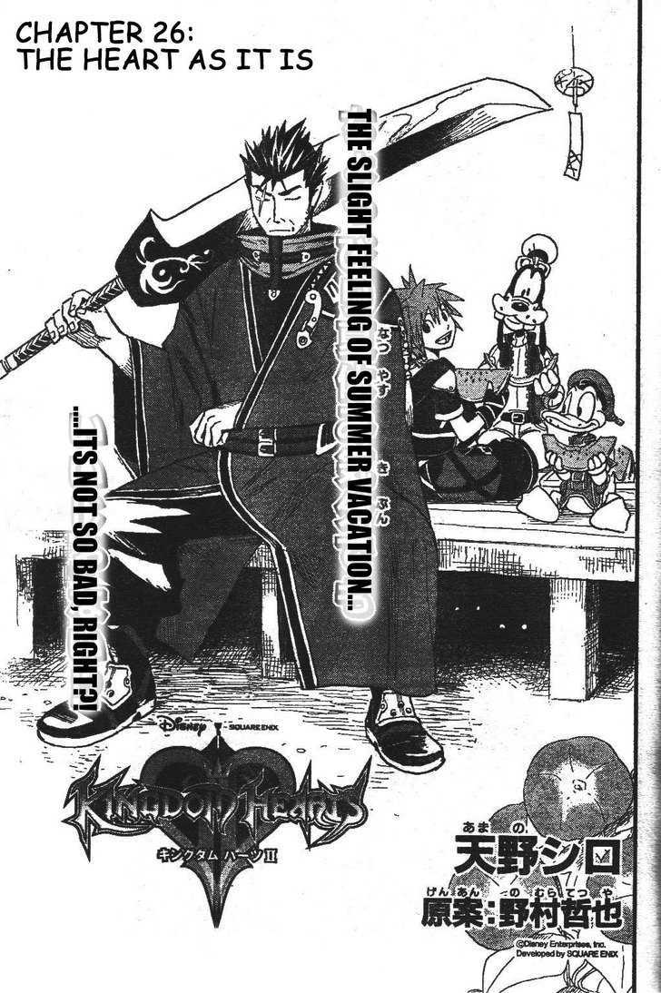 Kingdom Hearts II Chapter 26 page 2 - Chapter 26 : The Heart as It Is