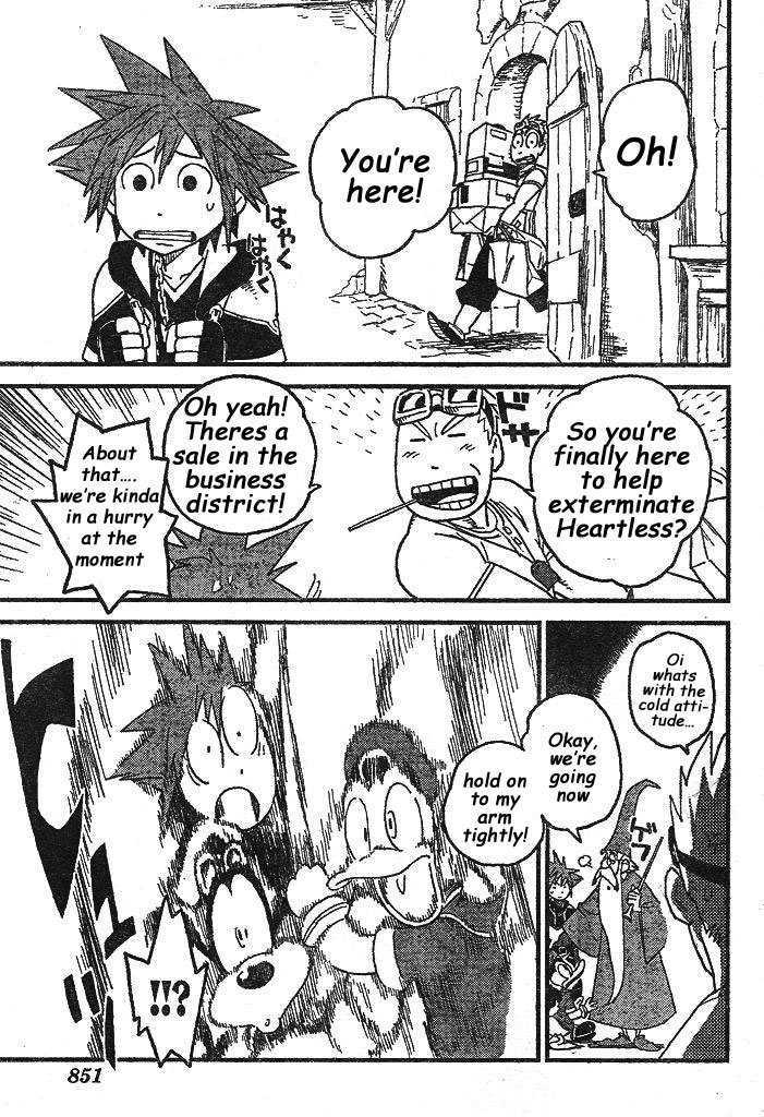 Kingdom Hearts II Chapter 28 page 12 - Chapter 28 : The Castle Crisis and the Mysterious Door