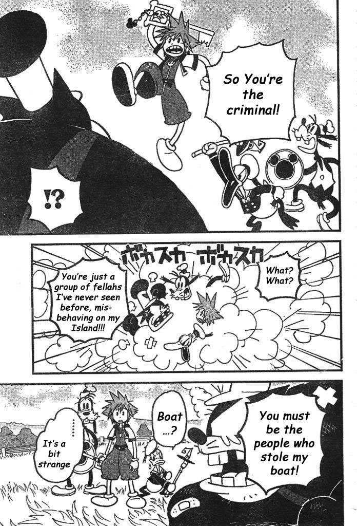Kingdom Hearts II Chapter 28 page 22 - Chapter 28 : The Castle Crisis and the Mysterious Door