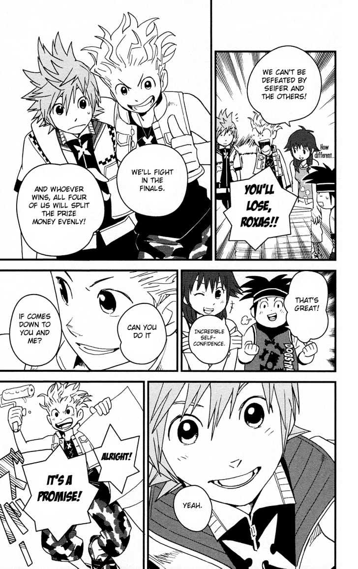 Kingdom Hearts II Chapter 3 page 9 - Chapter 3 : Beach Flavored Ice Cream