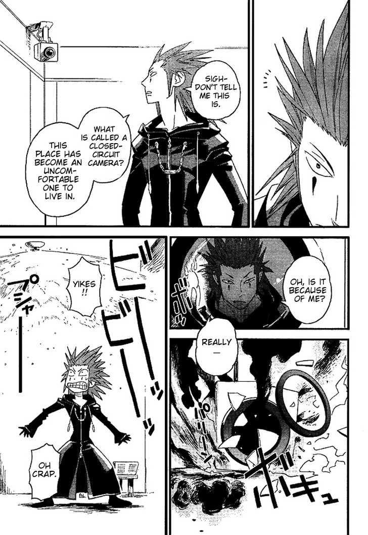 Kingdom Hearts II Chapter 31 page 9 - Chapter 31 : Steep out!