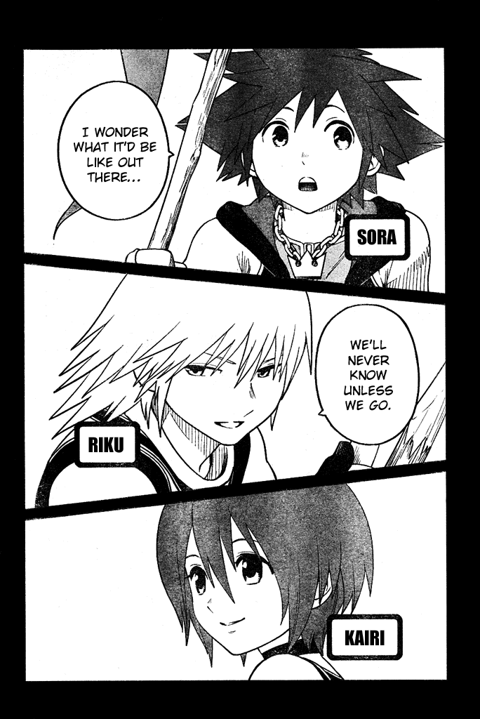 Kingdom Hearts II Chapter 38.2 page 3 - Chapter 38 v2 : Retrieve the Smiles