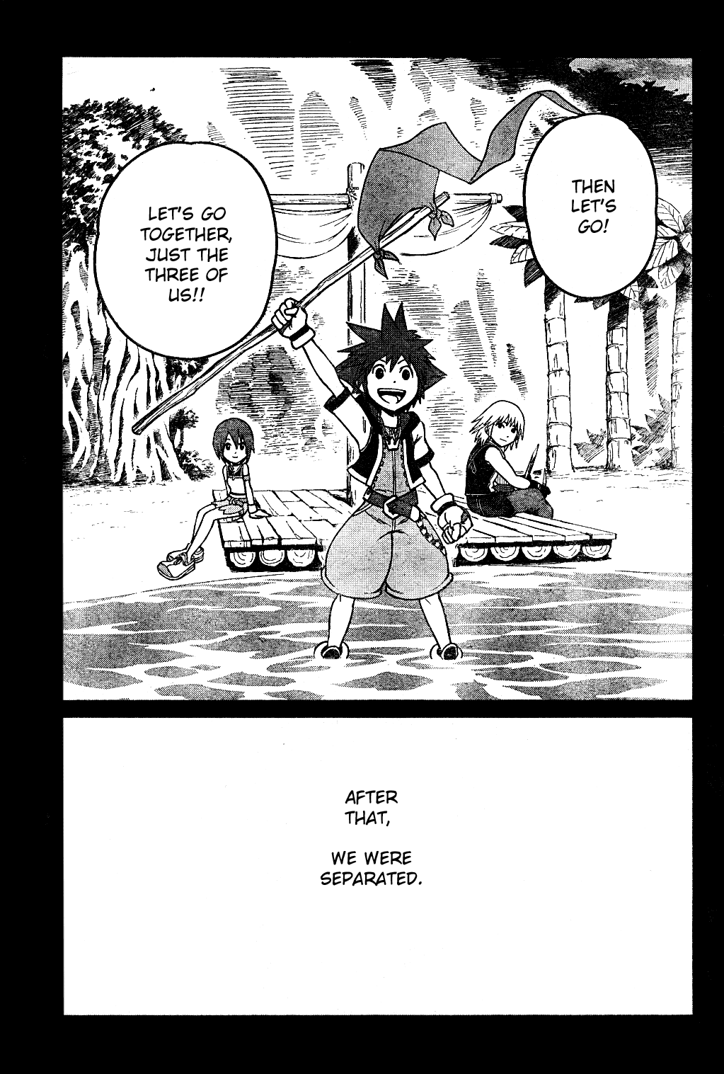 Kingdom Hearts II Chapter 38.2 page 4 - Chapter 38 v2 : Retrieve the Smiles