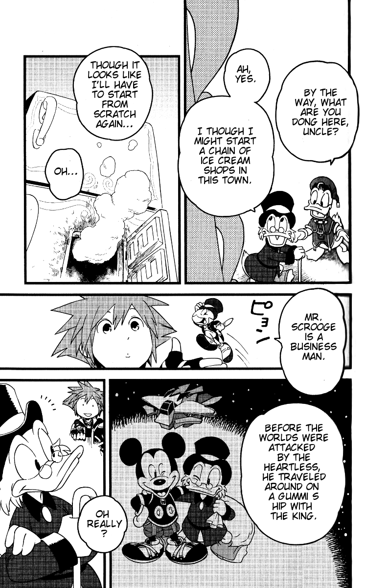 Kingdom Hearts II Chapter 39.2 page 10 - Chapter 39 v2 : Calm Before the Storm at Hollow Bastion!