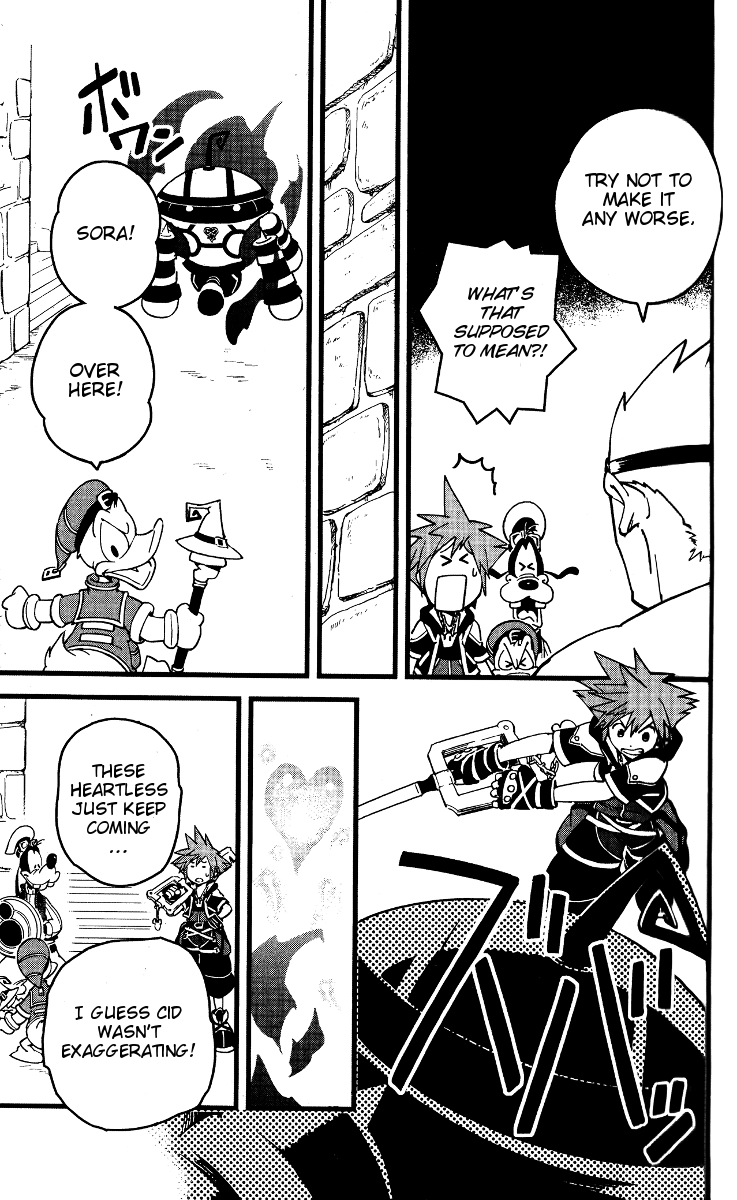 Kingdom Hearts II Chapter 39.2 page 16 - Chapter 39 v2 : Calm Before the Storm at Hollow Bastion!
