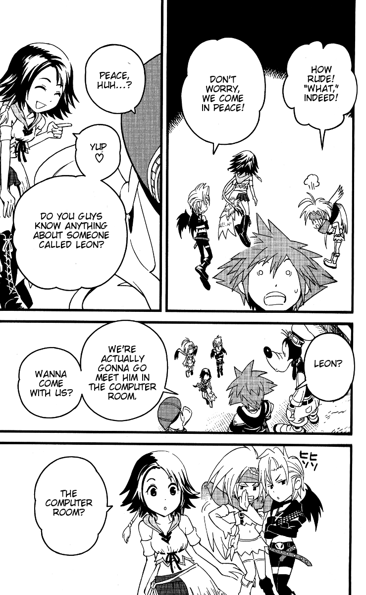 Kingdom Hearts II Chapter 39.2 page 18 - Chapter 39 v2 : Calm Before the Storm at Hollow Bastion!