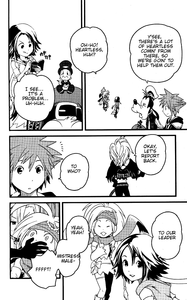 Kingdom Hearts II Chapter 39.2 page 19 - Chapter 39 v2 : Calm Before the Storm at Hollow Bastion!