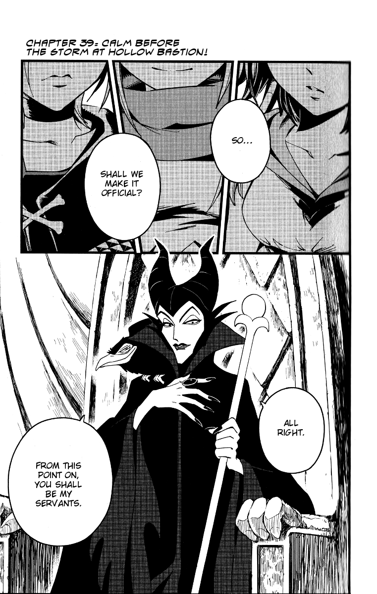 Kingdom Hearts II Chapter 39.2 page 2 - Chapter 39 v2 : Calm Before the Storm at Hollow Bastion!