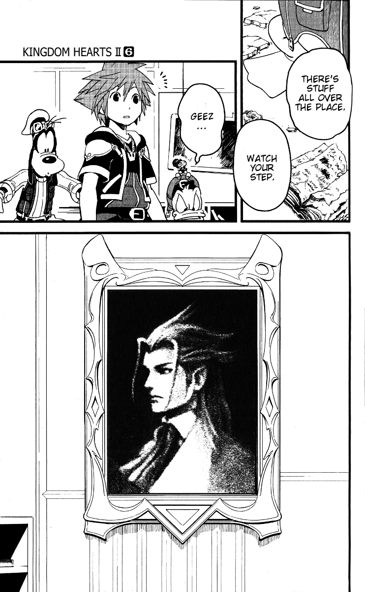 Kingdom Hearts II Chapter 39.2 page 24 - Chapter 39 v2 : Calm Before the Storm at Hollow Bastion!