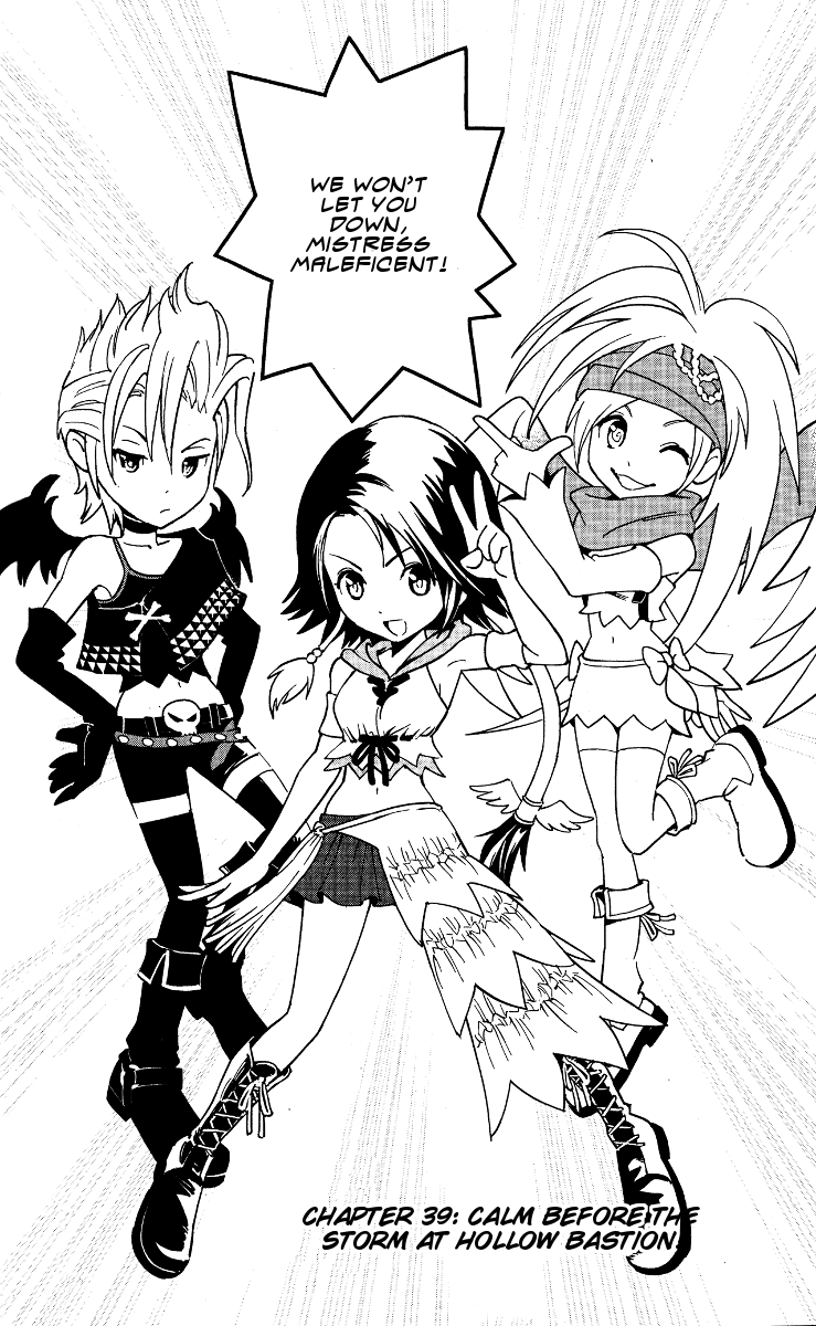 Kingdom Hearts II Chapter 39.2 page 3 - Chapter 39 v2 : Calm Before the Storm at Hollow Bastion!