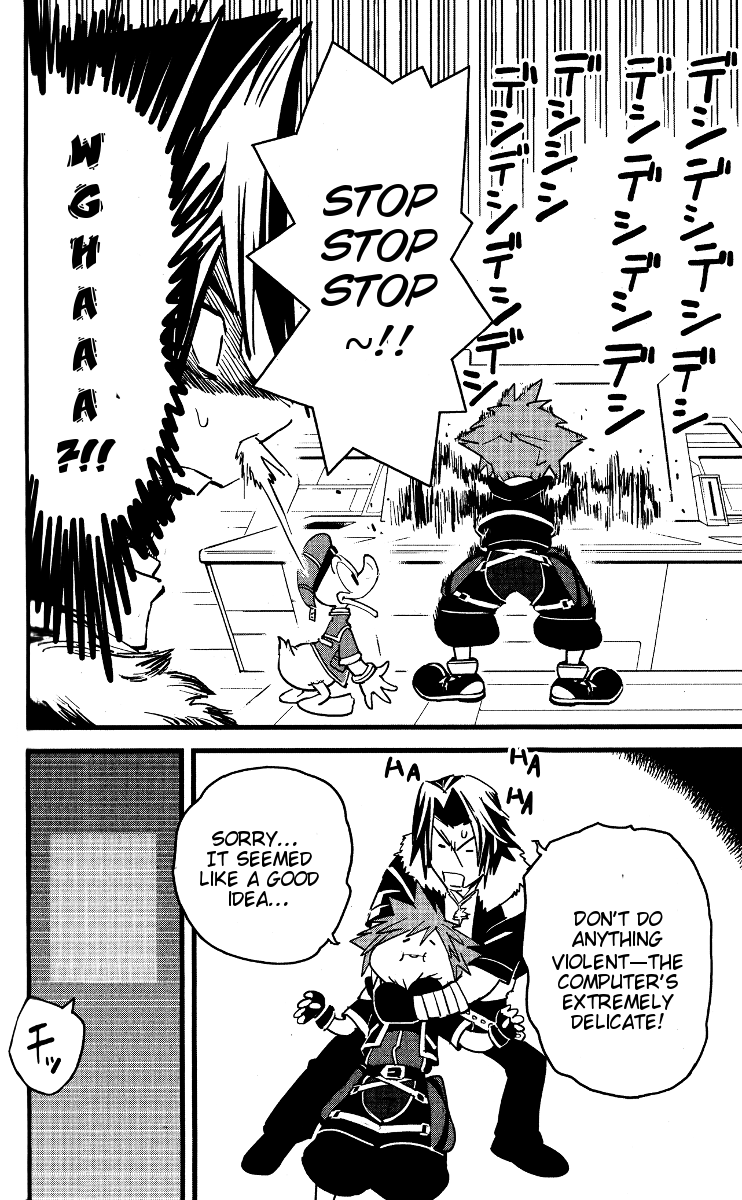 Kingdom Hearts II Chapter 39.2 page 33 - Chapter 39 v2 : Calm Before the Storm at Hollow Bastion!