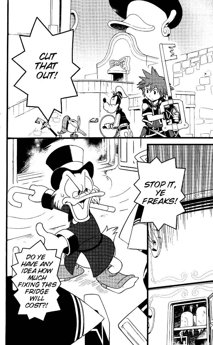 Kingdom Hearts II Chapter 39.2 page 7 - Chapter 39 v2 : Calm Before the Storm at Hollow Bastion!