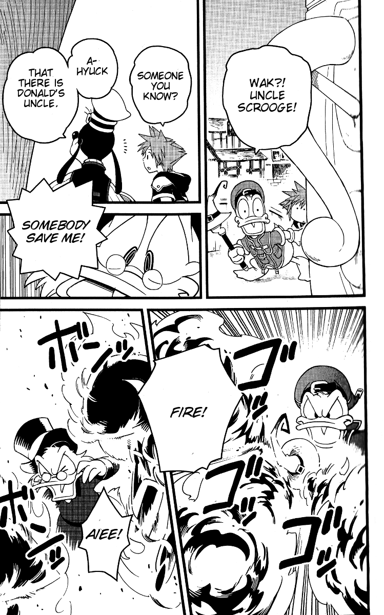 Kingdom Hearts II Chapter 39.2 page 8 - Chapter 39 v2 : Calm Before the Storm at Hollow Bastion!