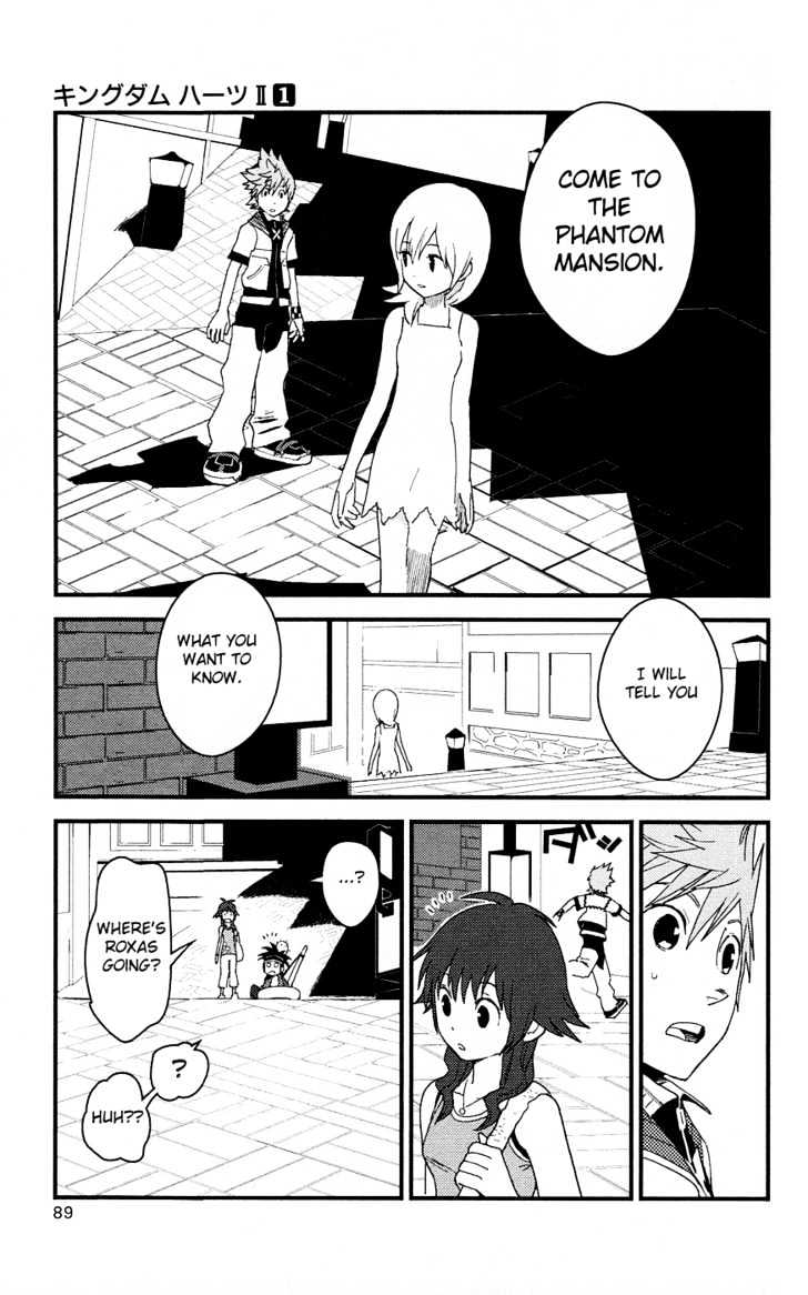 Kingdom Hearts II Chapter 4 page 1 - Chapter 4 : The Distant Sound of Crashing Waves