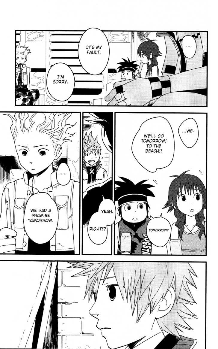Kingdom Hearts II Chapter 4 page 19 - Chapter 4 : The Distant Sound of Crashing Waves