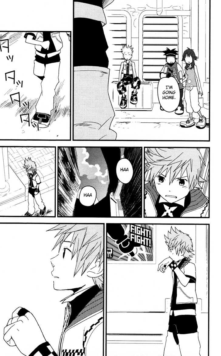 Kingdom Hearts II Chapter 4 page 21 - Chapter 4 : The Distant Sound of Crashing Waves