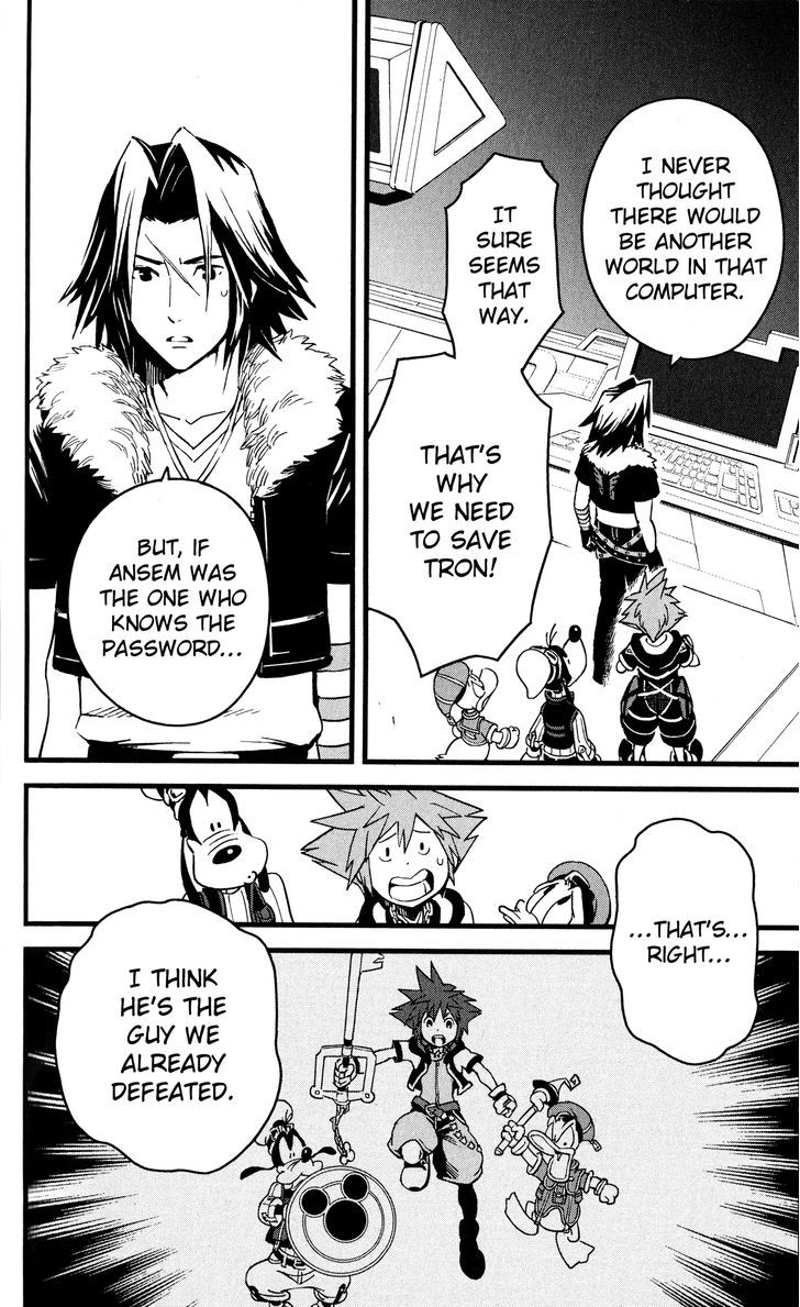 Kingdom Hearts II Chapter 42 page 10 - Chapter 42 : Search for the Password!