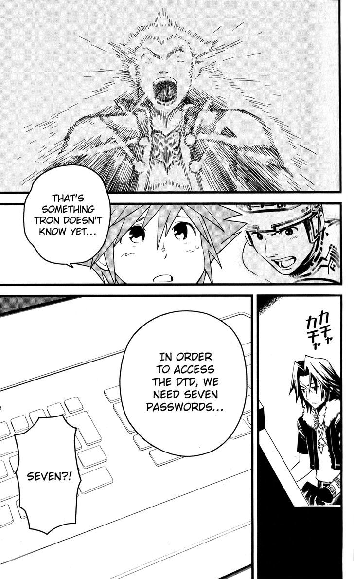 Kingdom Hearts II Chapter 42 page 11 - Chapter 42 : Search for the Password!