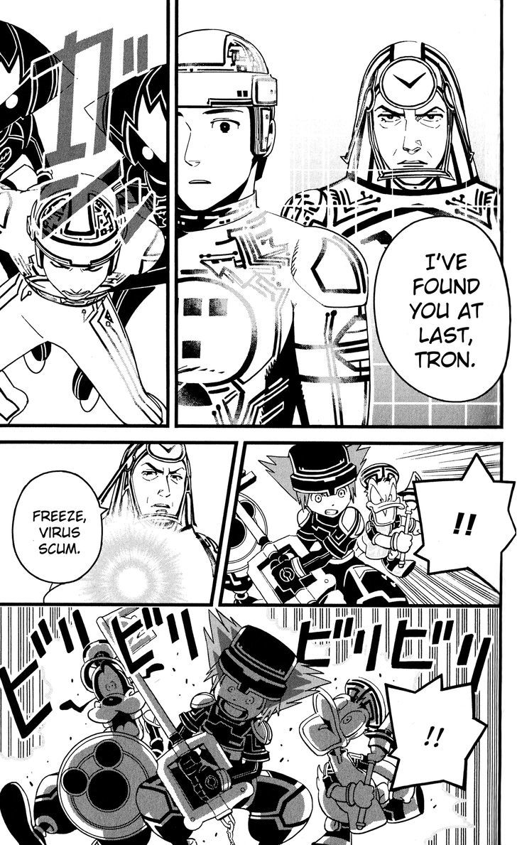 Kingdom Hearts II Chapter 42 page 3 - Chapter 42 : Search for the Password!