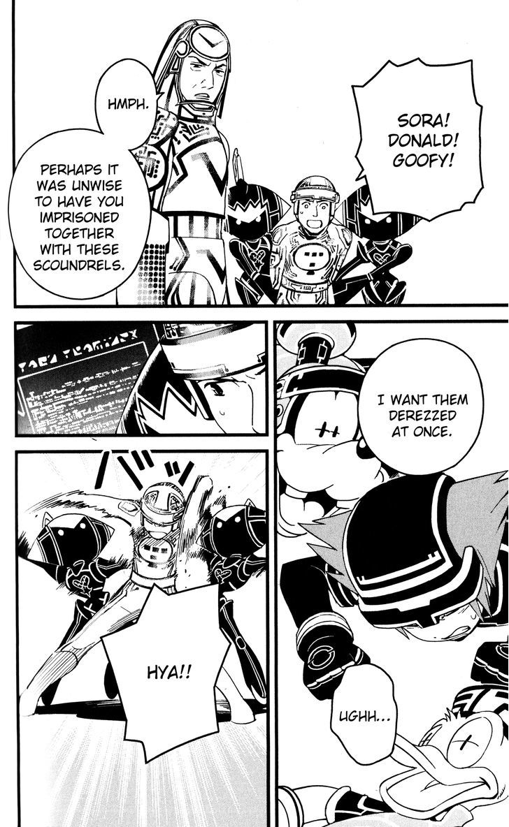 Kingdom Hearts II Chapter 42 page 4 - Chapter 42 : Search for the Password!