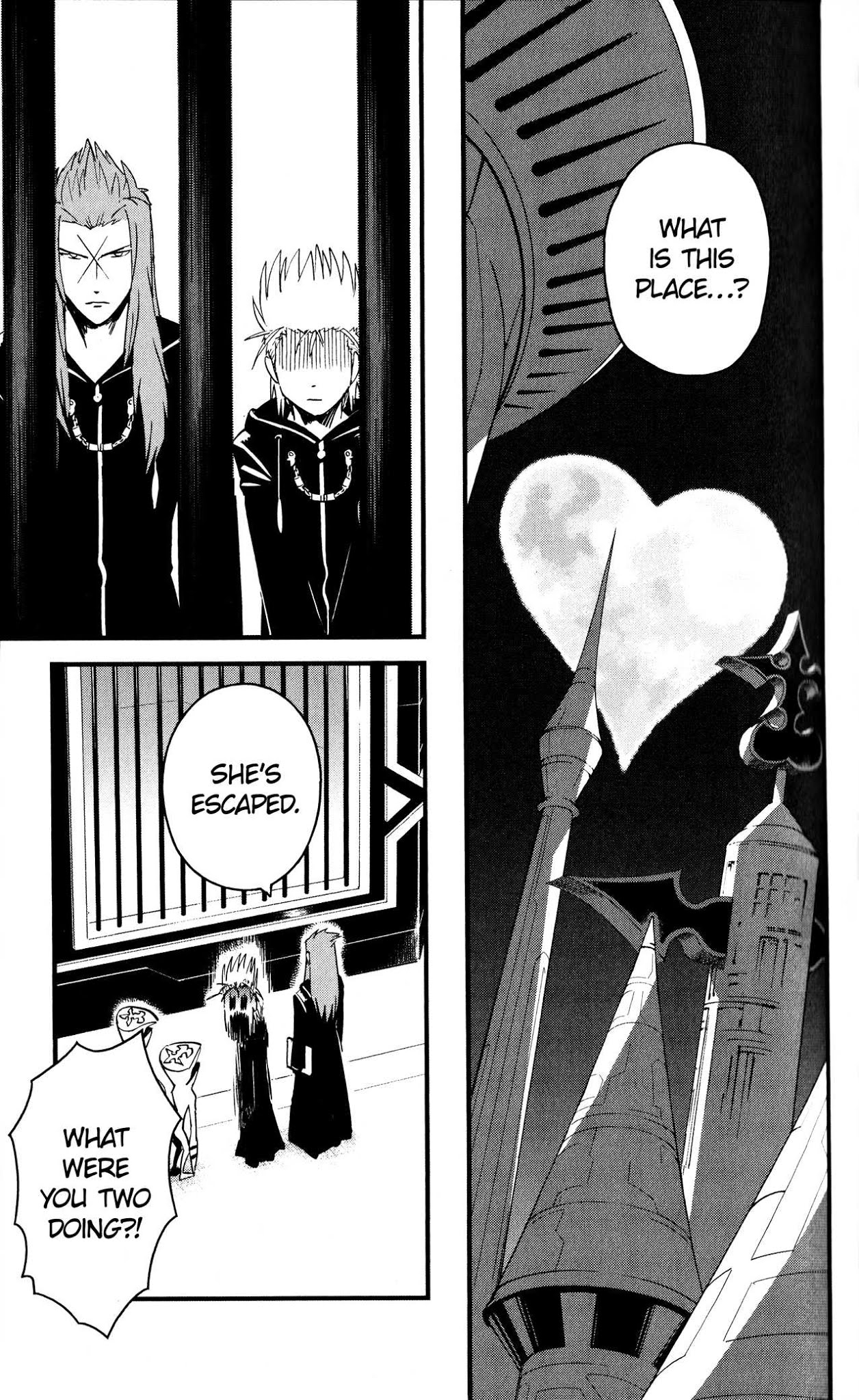 Kingdom Hearts II Chapter 45.2 page 9 - Chapter 45 v2 : The Escape!