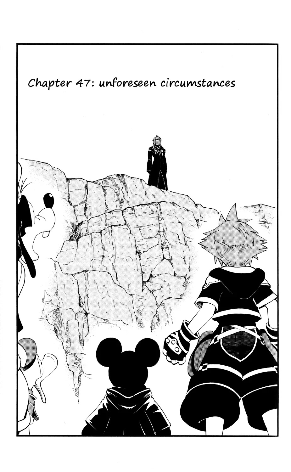Kingdom Hearts II Chapter 47 page 1 - Chapter 47 : Unforeseen Circumstances