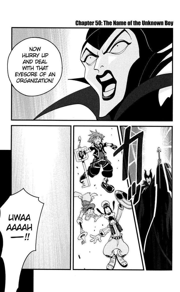 Kingdom Hearts II Chapter 50 page 1 - Chapter 50 : The Name of the Unknown Boy