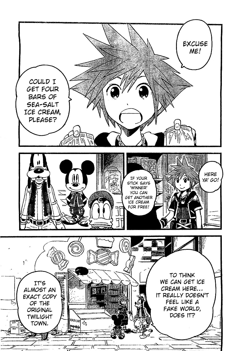 Kingdom Hearts II Chapter 53 page 4 - Chapter 53 : Twilight Town Tower