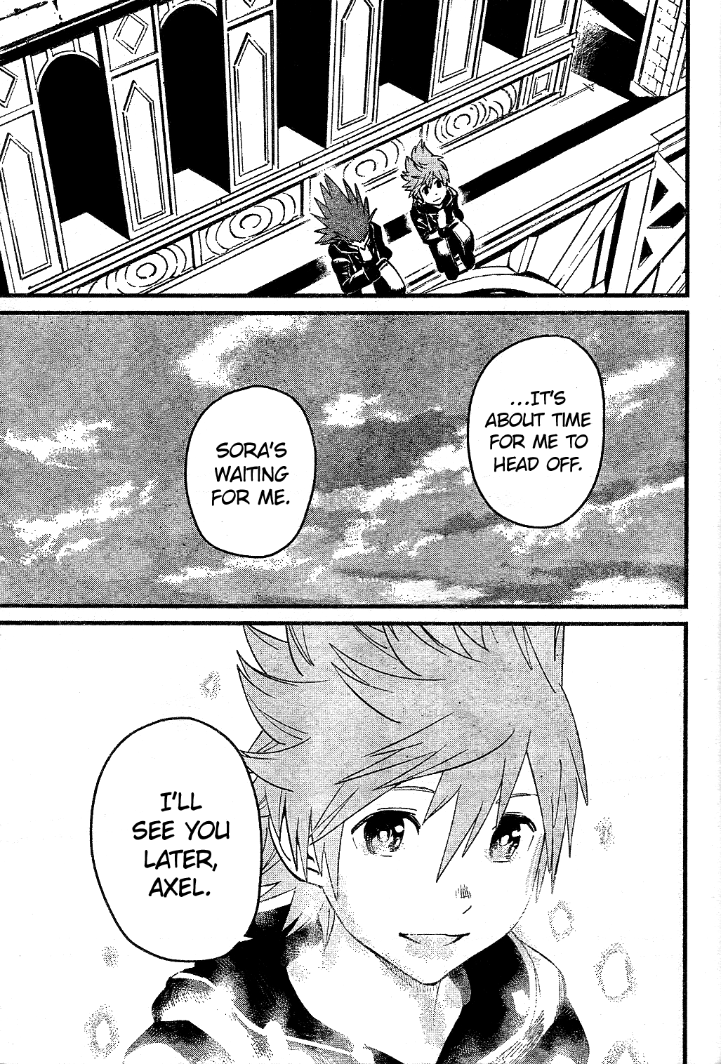 Kingdom Hearts II Chapter 57.2 page 12 - Chapter 57 v2 : Reunion and Farewell