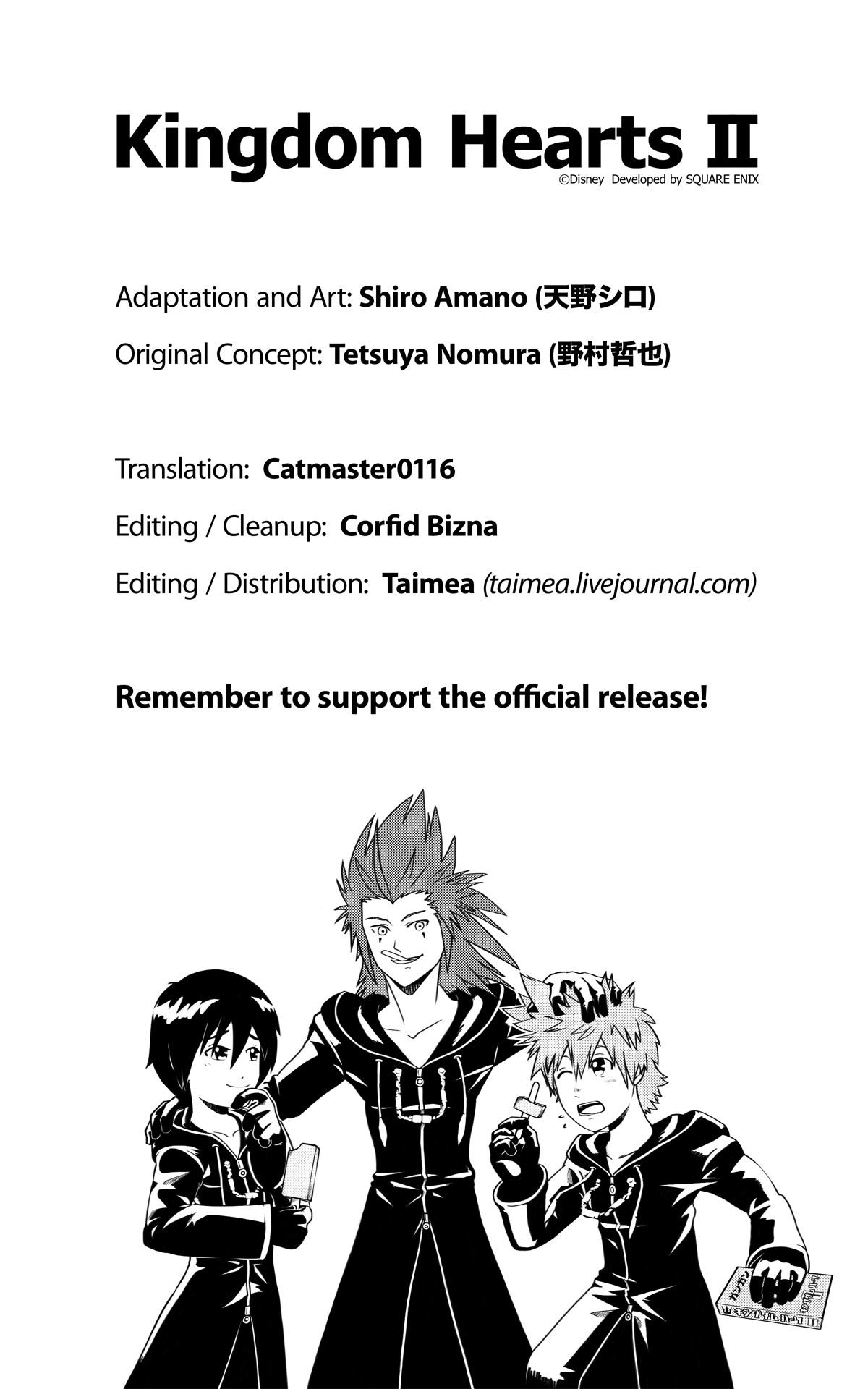 Kingdom Hearts II Chapter 58.2 page 1 - Chapter 58 v2 : Riku's Secret