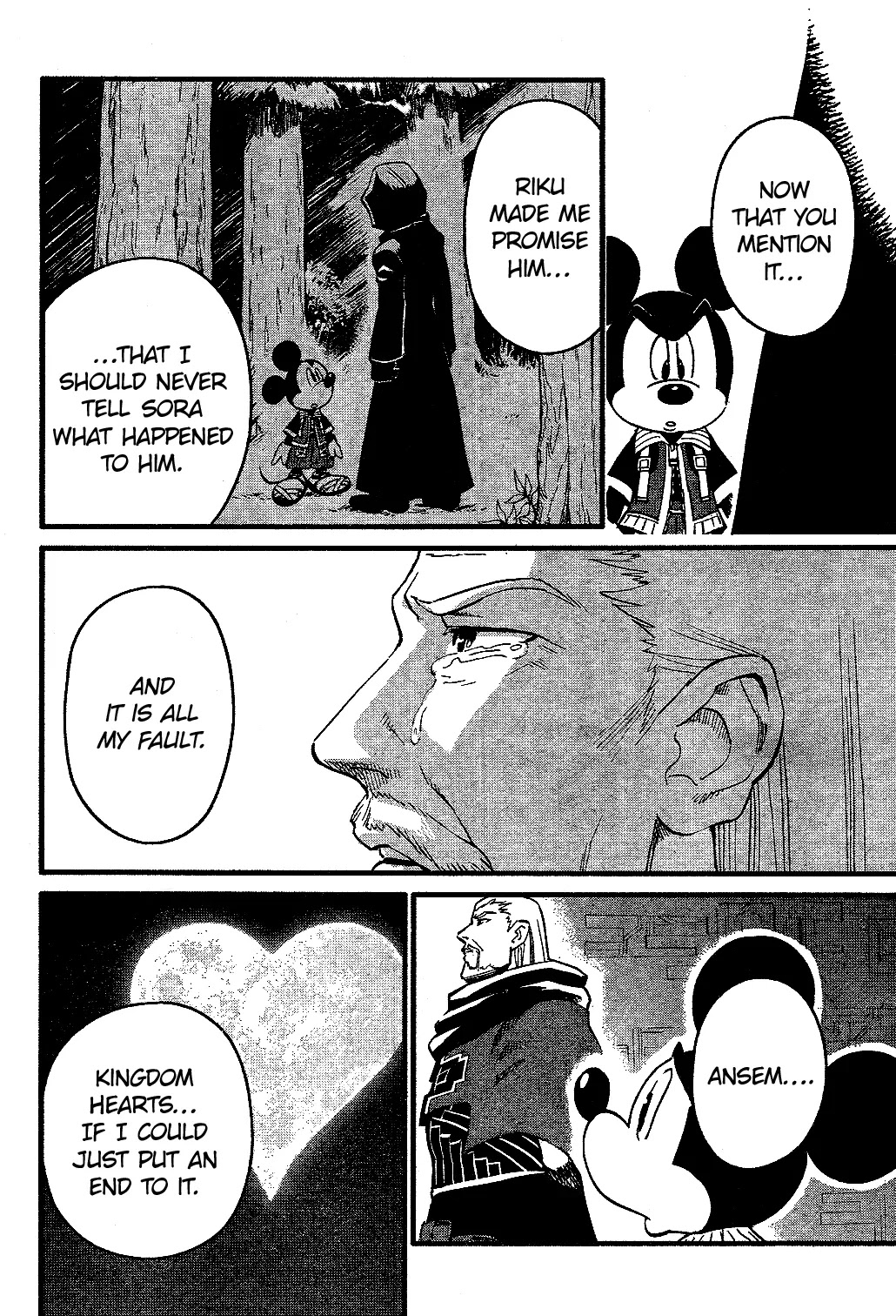 Kingdom Hearts II Chapter 59 page 18 - Chapter 59 : Riku's Secret