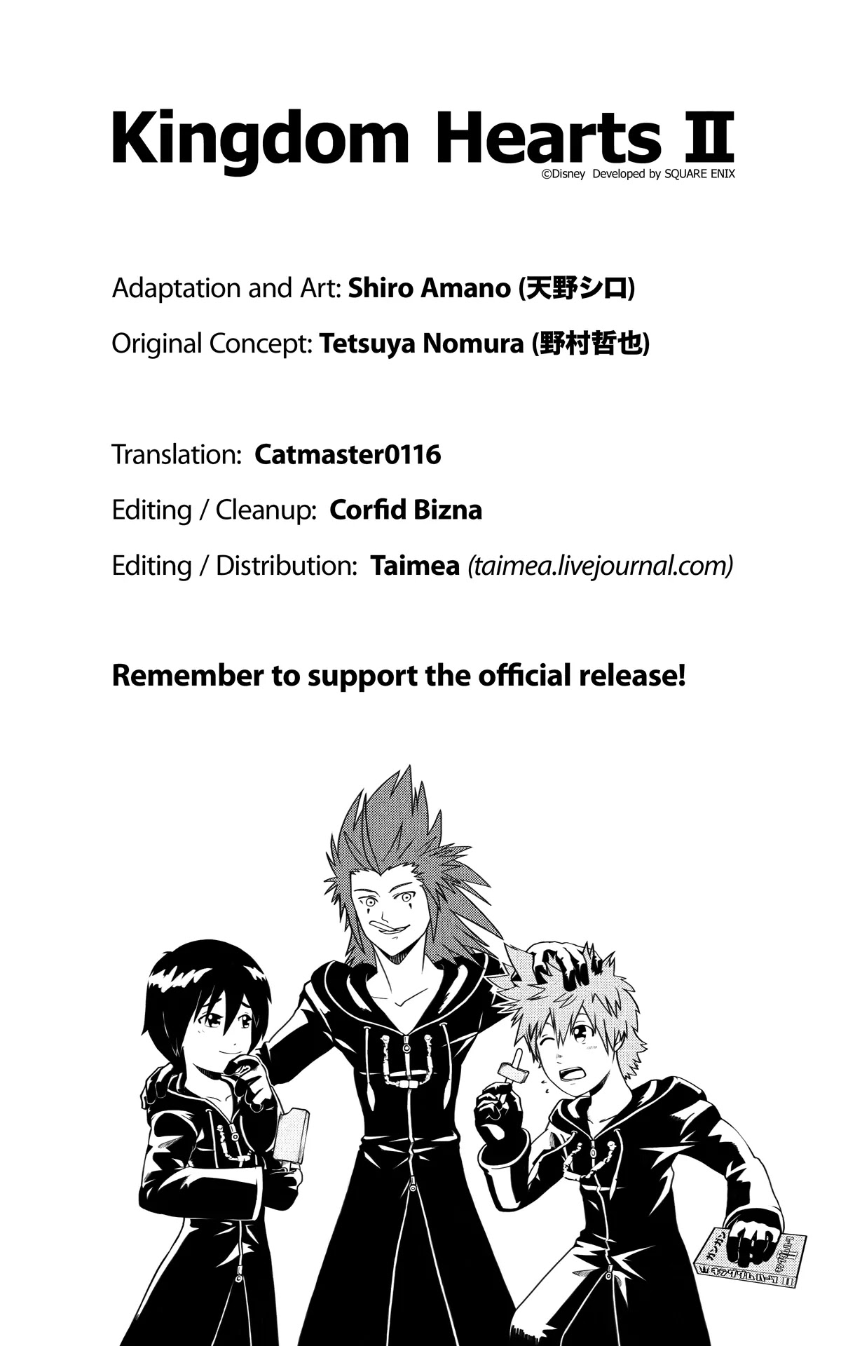 Kingdom Hearts II Chapter 59 page 28 - Chapter 59 : Riku's Secret