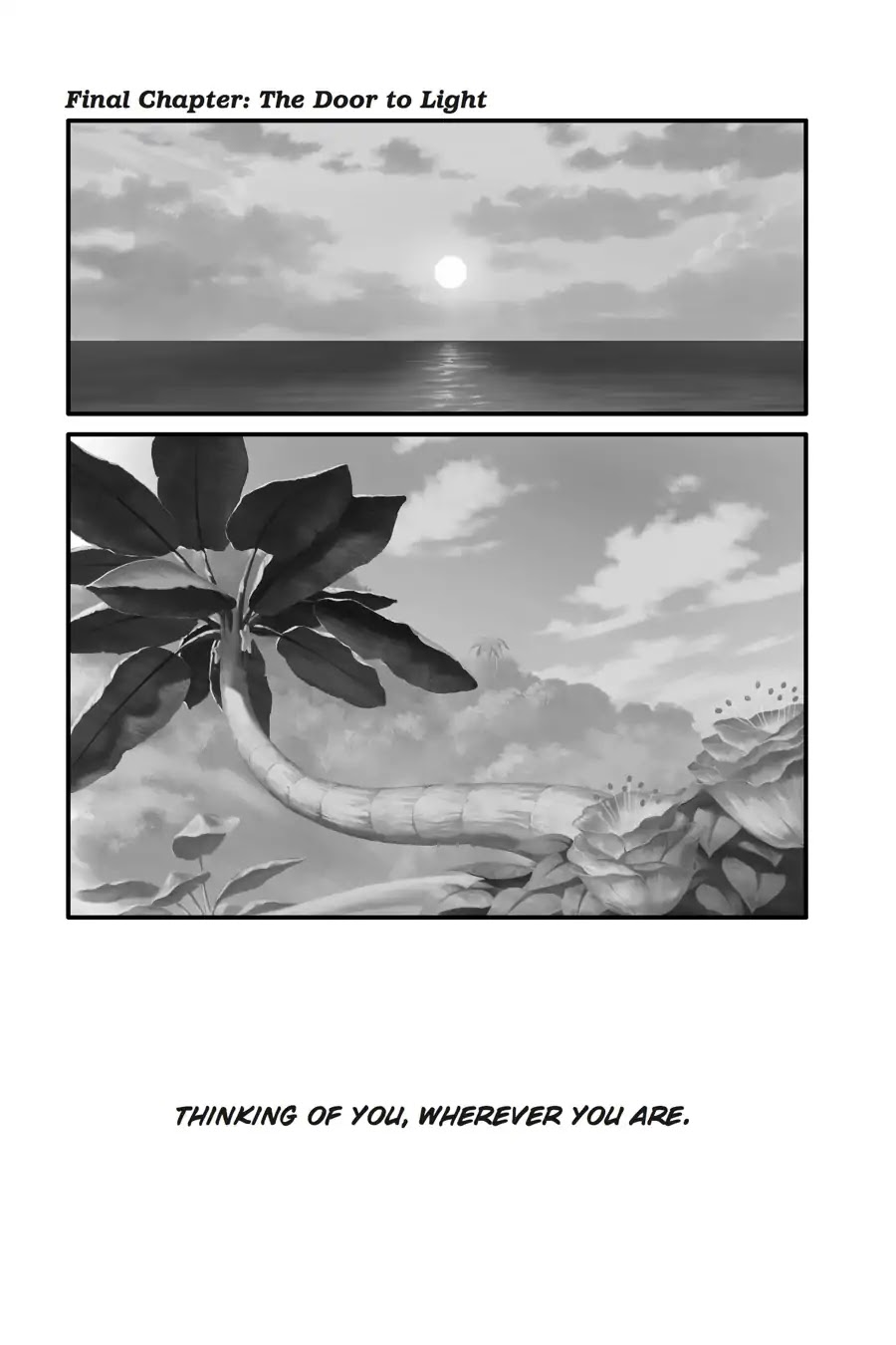 Kingdom Hearts II Chapter 68 page 1 - Chapter 68: The Door to Light [END]