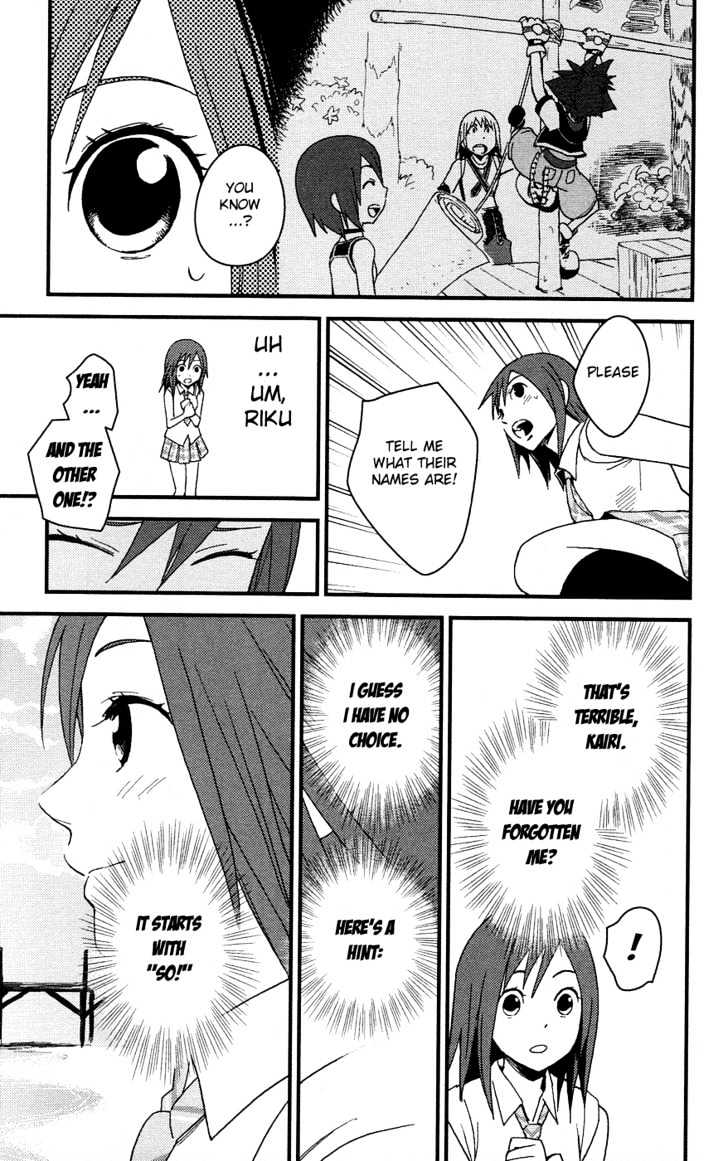 Kingdom Hearts II Chapter 7 page 5 - Chapter 7 : What I Want to Ask