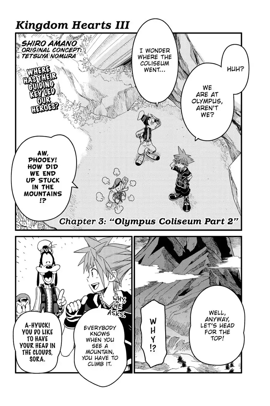Kingdom Hearts III Chapter 3 page 3 - Chapter 3: Olympus Coliseum Part 2