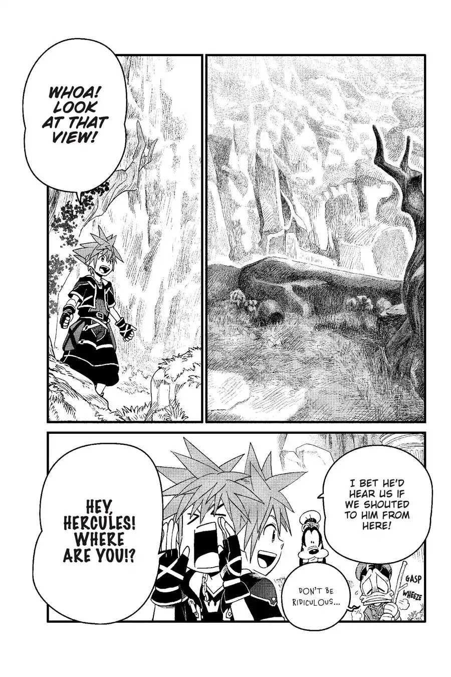 Kingdom Hearts III Chapter 3 page 4 - Chapter 3: Olympus Coliseum Part 2