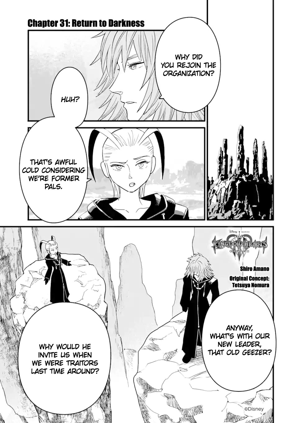 Kingdom Hearts III Chapter 31 page 1 - Chapter 31: Return from Darkness