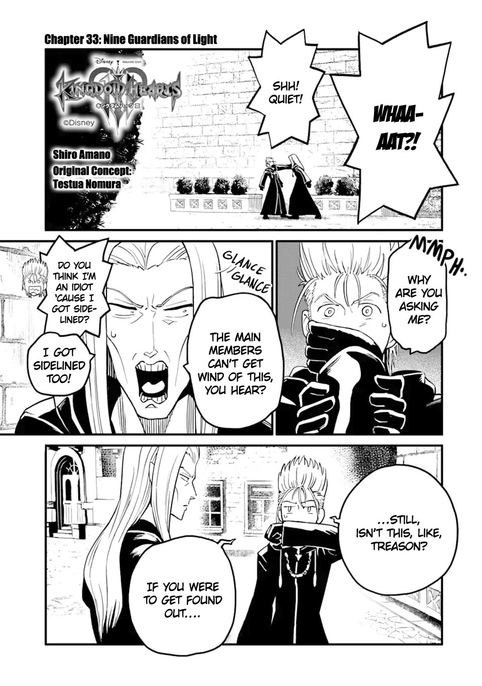 Kingdom Hearts III Chapter 33 page 1 - Chapter 33: Nine Guardians of Light