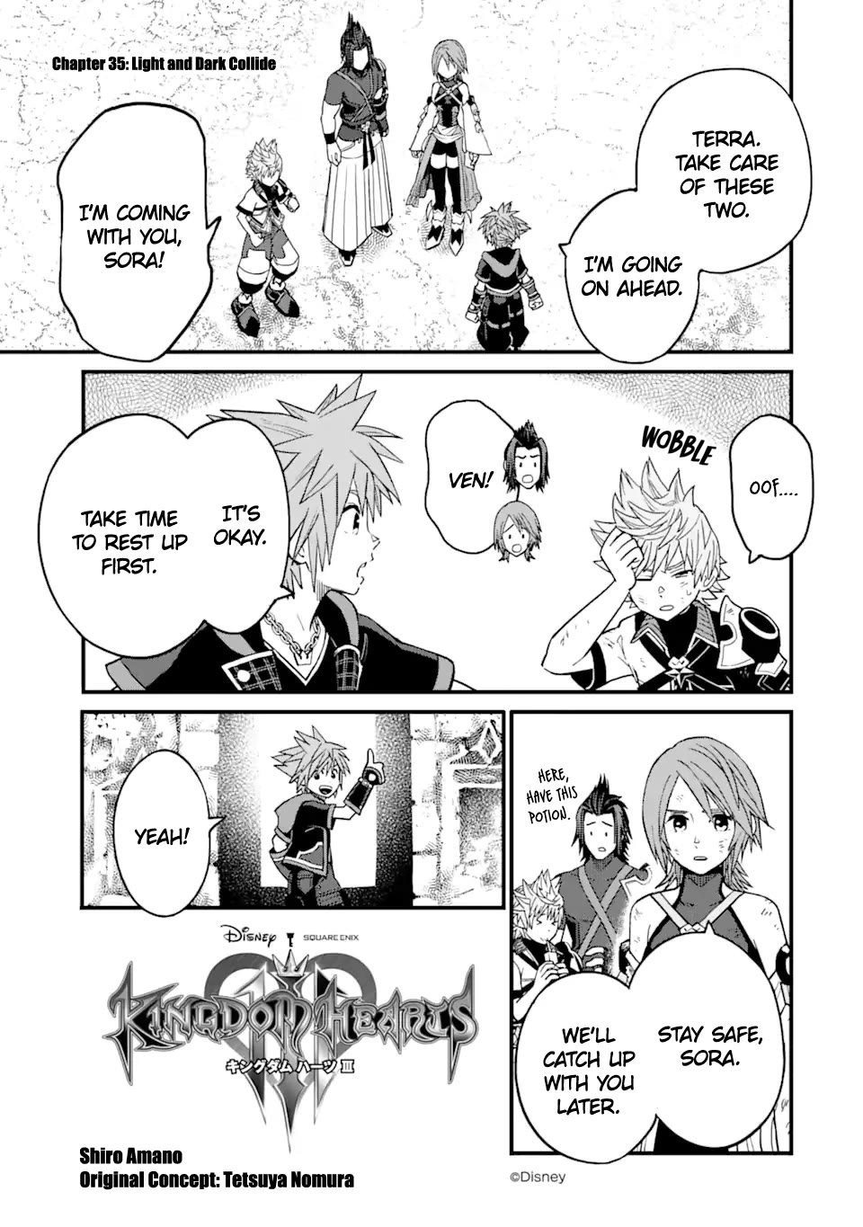 Kingdom Hearts III Chapter 35 page 1 - Chapter 35: Light and Darkness Collide