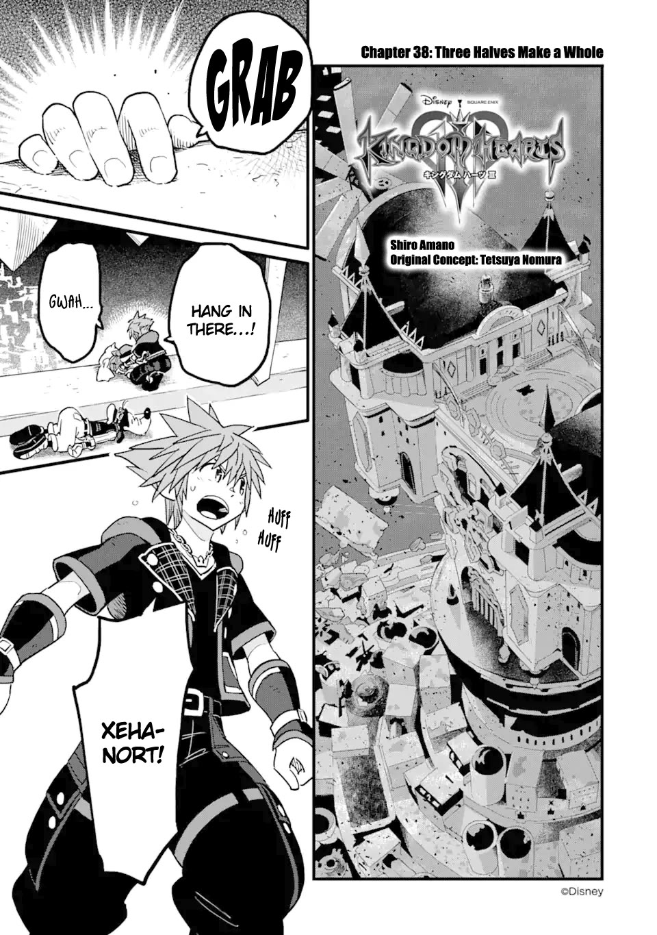Kingdom Hearts III Chapter 38 page 1 - Chapter 38: Three Makes One