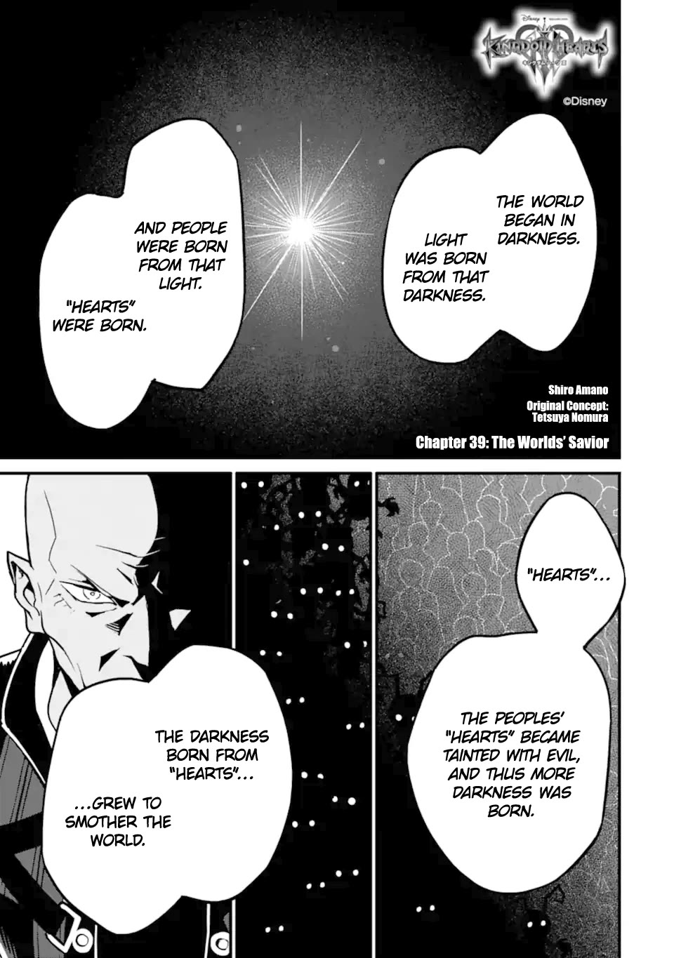 Kingdom Hearts III Chapter 39 page 1 - Chapter 39: Savior of the World