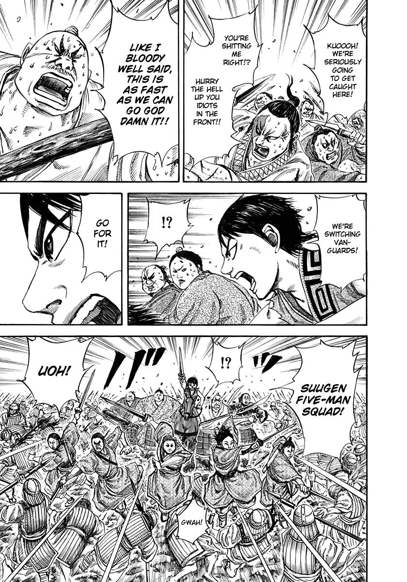 Kingdom Chapter 123 page 11 - Chapter 123: Left Army in Chaos