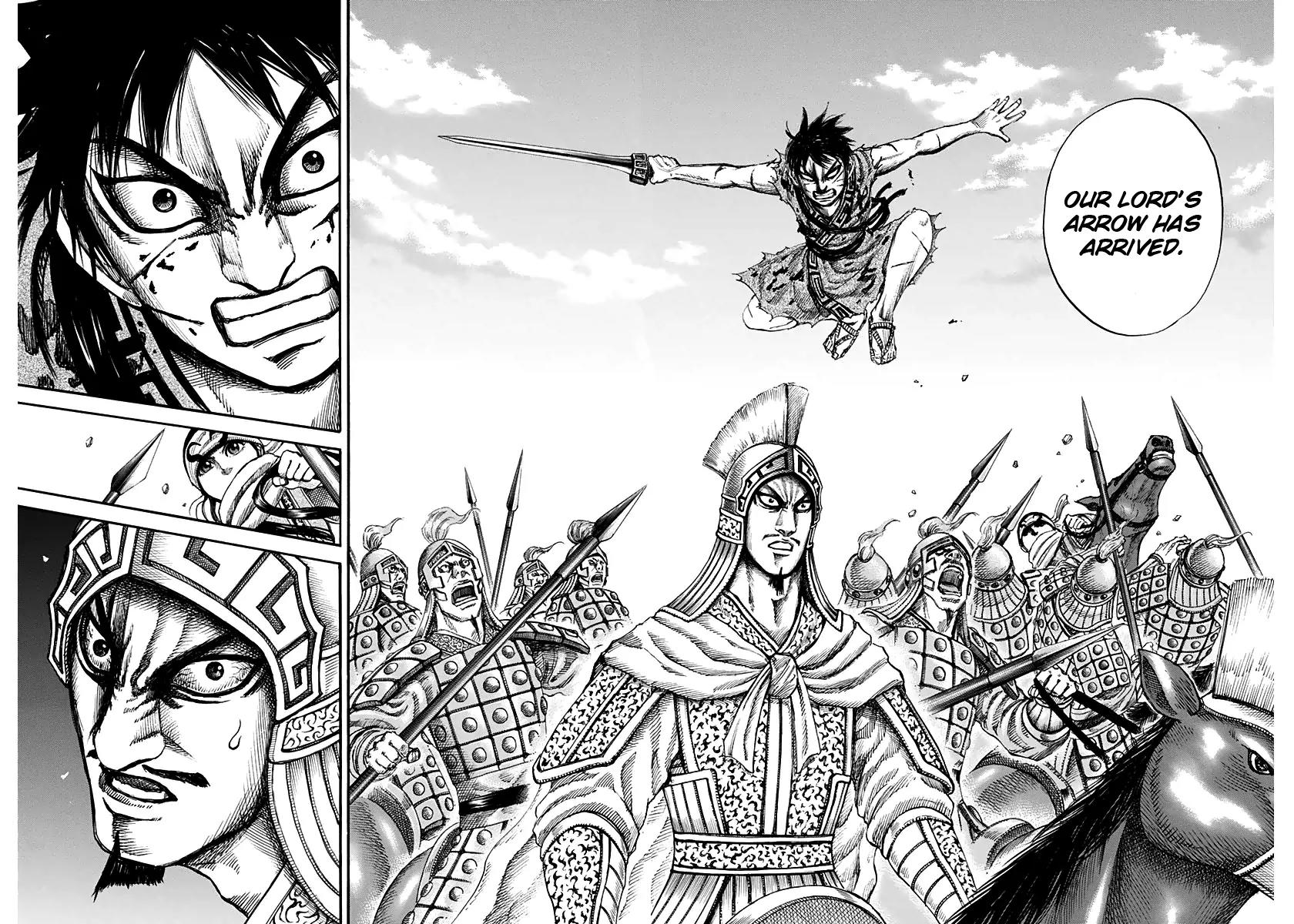 Kingdom Chapter 129 page 15 - Chapter 129: Arrow