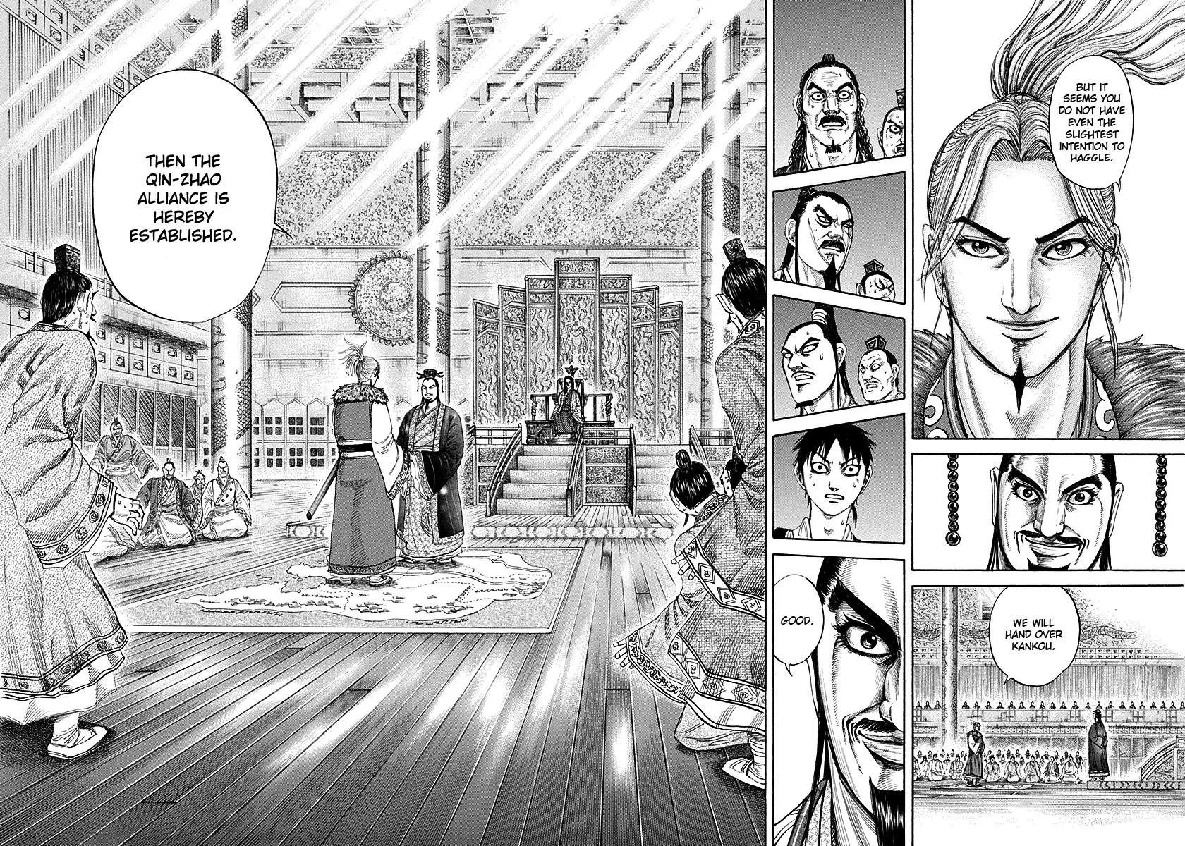 Kingdom manga, chapter 177, page 16 of 17