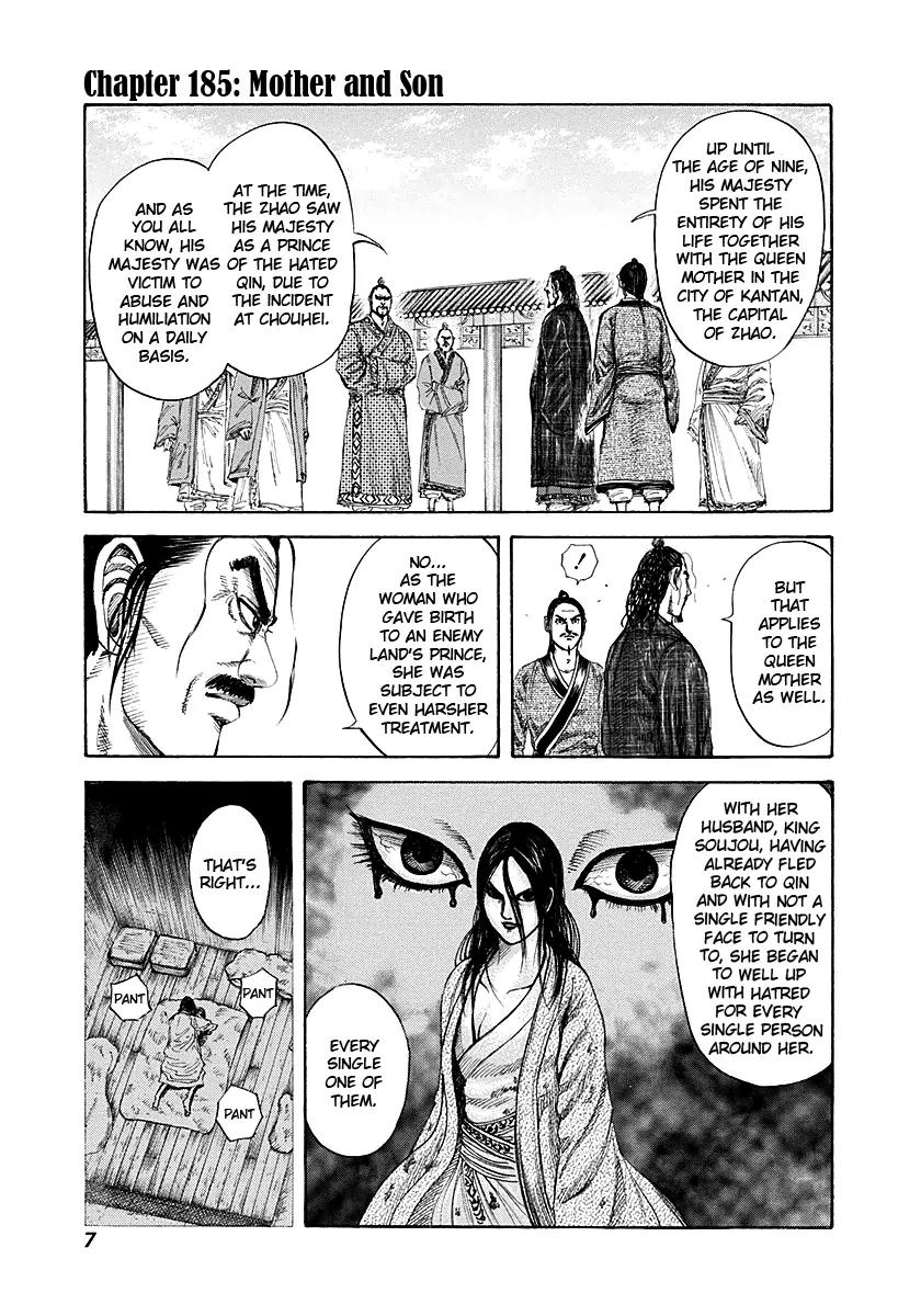 Kingdom Chapter 185 page 7 - Chapter 185: Mother and Son