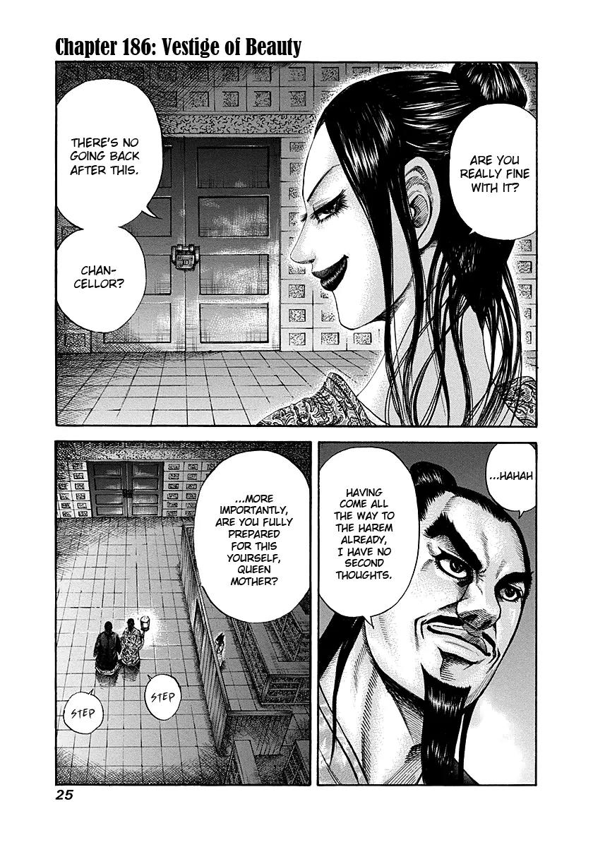 Kingdom manga, chapter 186, page 1 of 18